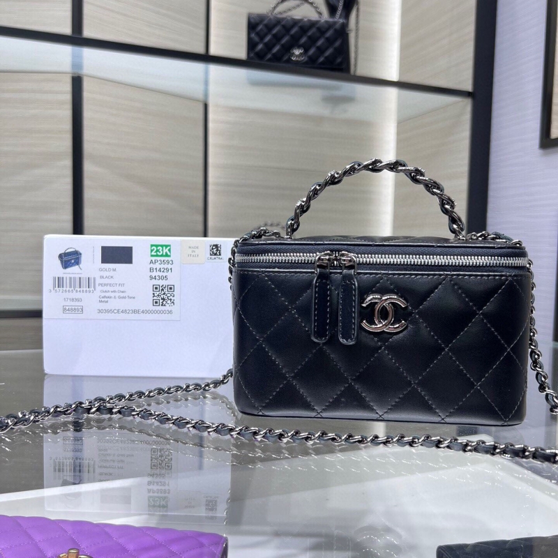 Ch*el cosmetic bags